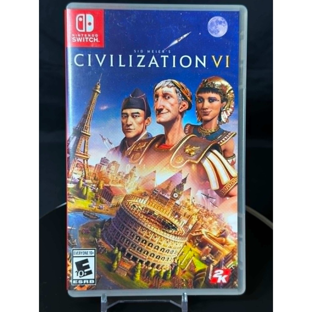 Sid Meiers Civilization VI Nintendo Switch Replacement Case and Artwork Only